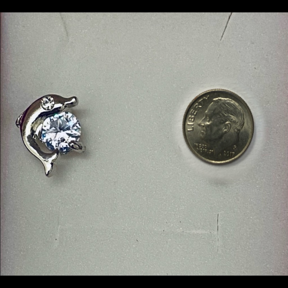 Dolphin earrings - Picture 5 of 5